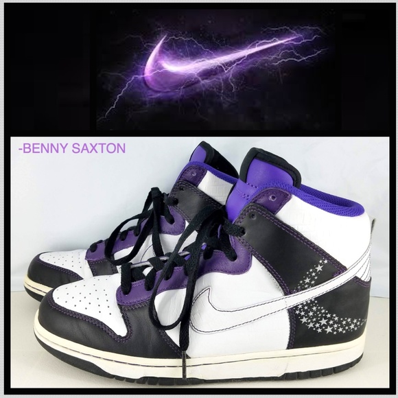 nike dunk high purple